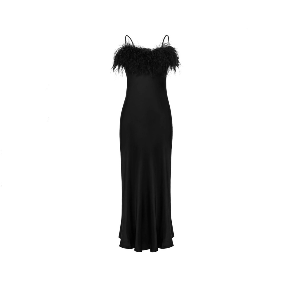 Sleeper Black slip dress